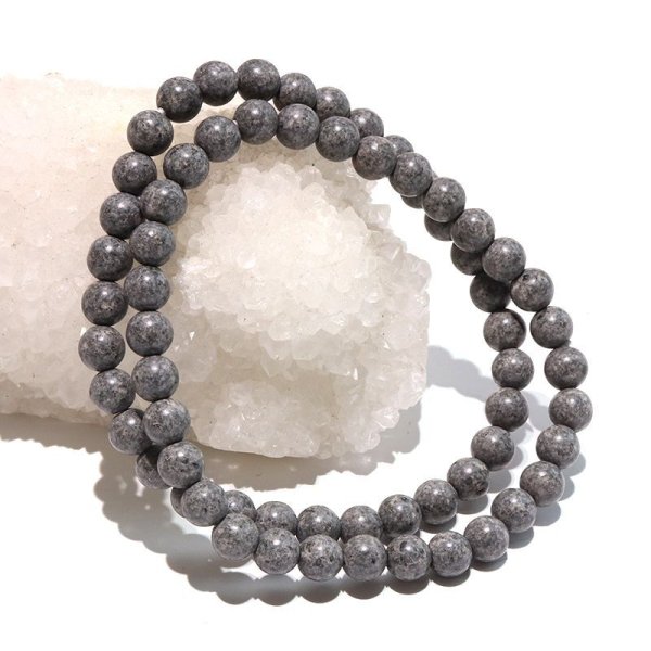 画像5: 【日本銘石】ブレス　男鹿石＜秋田県＞　丸　約6mm　金運　結束　協調　パワーストーン　天然石　品番：17812