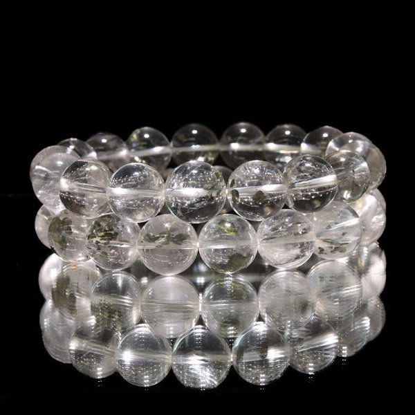 画像4: ブレス　マーカサイトインクォーツ＜ブラジル産＞　丸　約12.5mm　マルカジット　強い意志　夢　願い　憧れ　パワーストーン　天然石　品番：17825