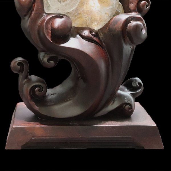 画像7: 【一点物】置物　ガーデンクォーツ　蛇　ブラジル産　干支　弁財天の眷属　台付き　癒し　心のヒーリング　精神安定　自然治癒力　パワーストーン　天然石　品番：17869