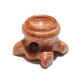 丸玉台　台座　木製　直径約20mm　丸玉台座　ディスプレイ　スタンド　インテリア　品番：17873