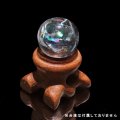 丸玉　アイリスクォーツ　丸　約16mm　ブラジル産　虹入り水晶　幸福に導く　浄化　エネルギー　レインボー　パワーストーン　天然石　品番：17870