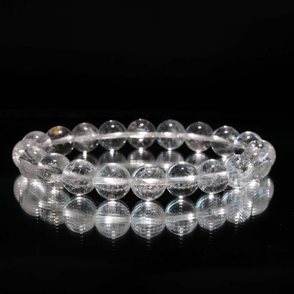 画像3: 【日本銘石】ブレス　山梨黒平黒水晶＜山梨県＞　Aランク　丸約10mm　証明書付き　浄化　厄除け　邪気払い　パワーストーン　天然石　品番：17920