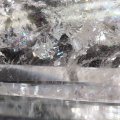 【一点物】置物　アイリスクォーツ　ブラジル産　虹入り水晶　幸福に導く　浄化　エネルギー　レインボー　パワーストーン　天然石　品番：17912
