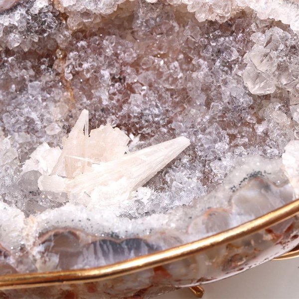 画像4: 置物　トレジャーメノウ　ブラジル産　平和　リラックス　お守り　瑪瑙　インテリア　パワーストーン　天然石　品番：17940