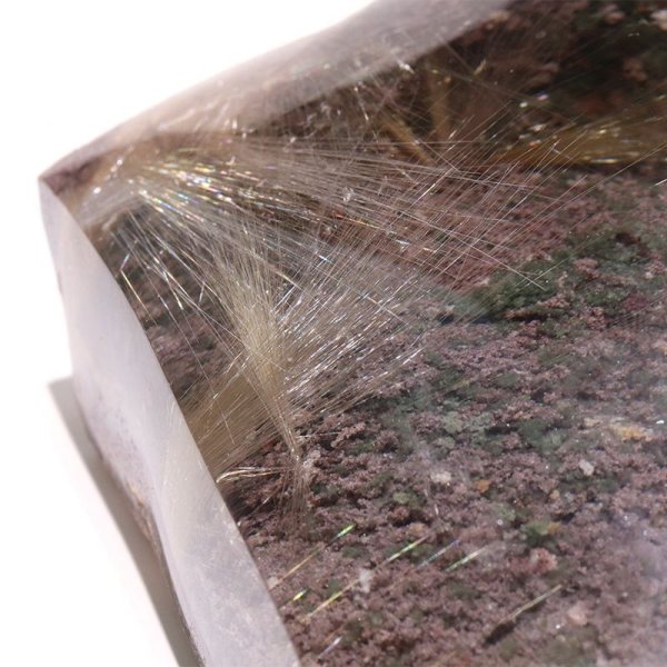 画像5: 【一点物】置物　ガーデン放射ルチルクォーツ（ヴィーナス）　ブラジル産　台付き　金運　財運　ギャンブル運　パワーストーン　天然石　品番：17947