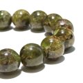ブレス　ペリドット＜中国産＞　丸　約12mm　夫婦愛　癒し　希望　パワーストーン　天然石　品番：17957