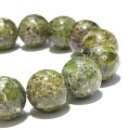 ブレス　ペリドット＜中国産＞　丸　約13mm　夫婦愛　癒し　希望　パワーストーン　天然石　品番：17958