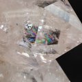 【一点物】置物　アイリスクォーツ　ブラジル産　虹入り水晶　幸福に導く　浄化　エネルギー　レインボー　パワーストーン　天然石　品番：18052