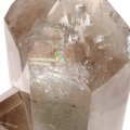 【一点物】置物　スモーキーアイリスクォーツ　ブラジル産　虹入り水晶　幸福に導く　浄化　エネルギー　レインボー　パワーストーン　天然石　品番：18053