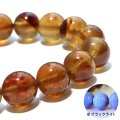 ブレス　スマトラブルーアンバー＜インドネシア産＞　丸　約10mm　金運　財運　豊かさ　パワーストーン　天然石　品番：18165