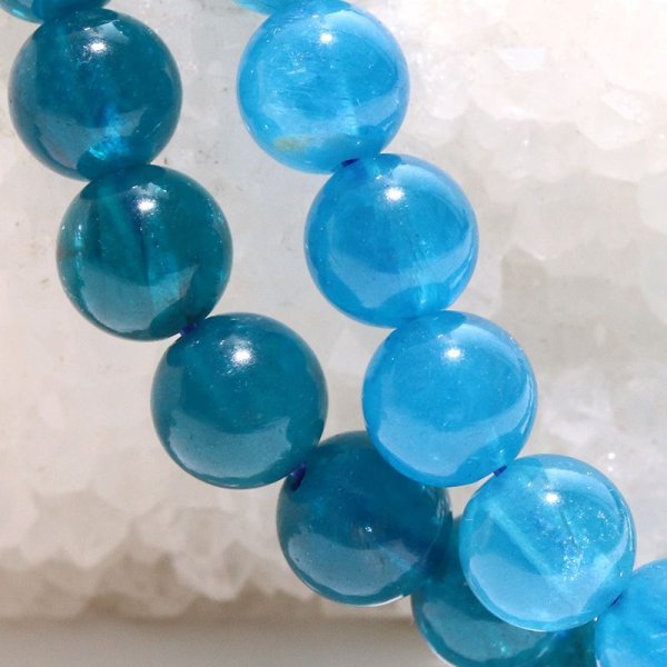 画像5: ブレス　アパタイト＜マダガスカル産＞　丸　約6.5mm　協調　絆　信頼　自信　調和　天然石　パワーストーン　品番：18163