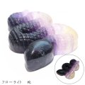 置物　フローライト　蛇　約6〜8cm　ヘビ　弁財天の眷属　不老長寿　生命力　財運上昇　パワーストーン　天然石　品番：18168