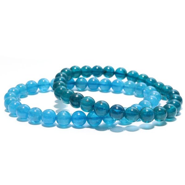 画像4: ブレス　アパタイト＜マダガスカル産＞　丸　約6.5mm　協調　絆　信頼　自信　調和　天然石　パワーストーン　品番：18163