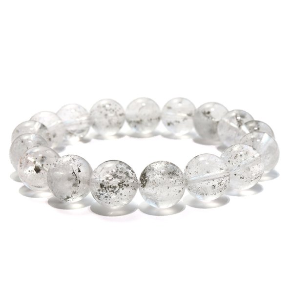 画像4: ブレス　パイライトインクォーツ＜ブラジル産＞　丸　約11.5mm　記憶力　強い保護力　危機回避　パワーストーン　天然石　品番：18172