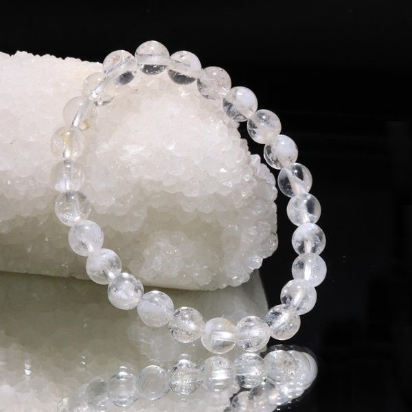 画像6: ブレス　ハイアライトオパール＜メキシコ産＞　丸　約7mm　希望　幸運　愛　パワーストーン　天然石　品番：18325