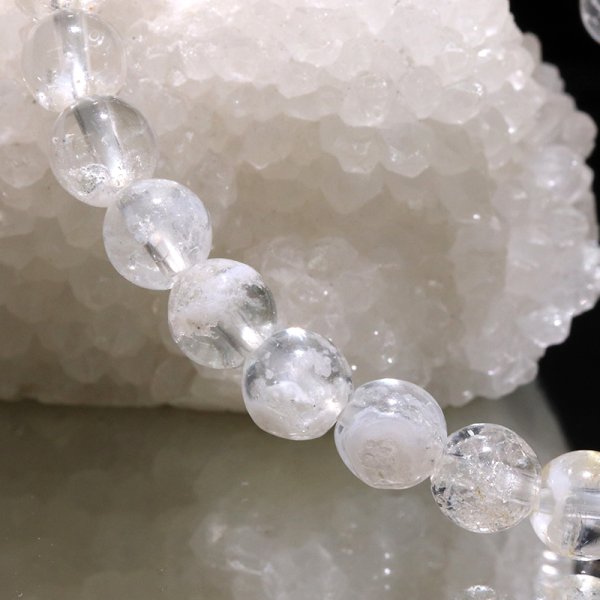 画像5: ブレス　ハイアライトオパール＜メキシコ産＞　丸　約7mm　希望　幸運　愛　パワーストーン　天然石　品番：18325