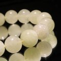 ブレス　リビアングラス＜エジプト産＞　丸　約12mm　ポジティブ　直感力　ヒーリング　パワーストーン　天然石　品番：18386