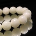 ブレス　リビアングラス＜エジプト産＞　丸　約11mm　ポジティブ　直感力　ヒーリング　パワーストーン　天然石　品番：18397