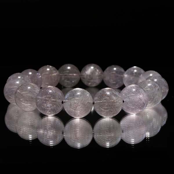 画像6: ブレス　花火スーパーセブン　丸　約13mm　ブラジル産　レア　幸運　潜在能力の開花　魔除け　愛と調和　天然石　品番： 15196