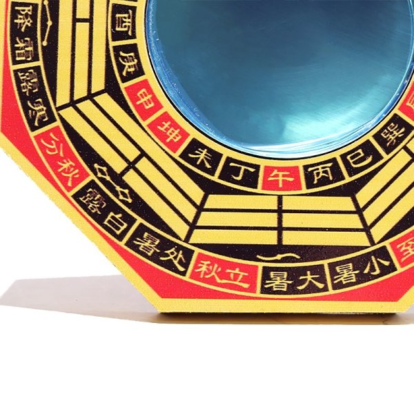 画像4: 置物　八卦鏡　凹　小　風水　悪霊を追い払い　家運　縁起　置物　品番： 18443