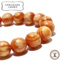 【パワーズウッド】ブレス　琥珀木＜南米産＞　丸　約10mm　太陽と月のエネルギー　心を落ち着かせる　病気を追い払う　品番： 18446