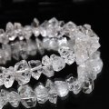 ブレス　ダイヤモンドクォーツ＜パキスタン産＞　不定形　約6〜10mm　光沢　夢　実現　ジュエリー　パワーストーン　天然石　品番： 18453