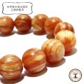 【パワーズウッド】ブレス　琥珀木＜南米産＞　丸　約12mm　太陽と月のエネルギー　心を落ち着かせる　病気を追い払う　品番： 18445
