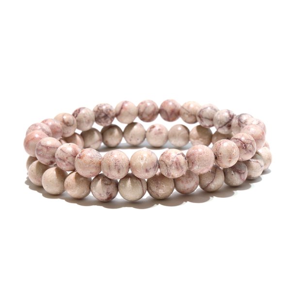 画像5: 【日本銘石】ブレス　フェアリースキンヘマタイト＜広島県＞　丸　約8mm　情熱　勇気　勝利　パワーストーン　天然石　品番：18495