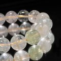 ブレス　シャンパンカラートパーズ＜ブラジル産＞　丸　約11mm　希望への導き　夢の具現化　お守り　魔よけ　邪気除け　パワーストーン　天然石　品番：18519