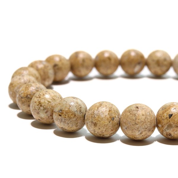 画像3: 【日本銘石】ブレス　タツナイト＜兵庫県＞　黄　水研磨　丸　約8mm　健康　安産　縁結び　パワーストーン　天然石　品番：18550