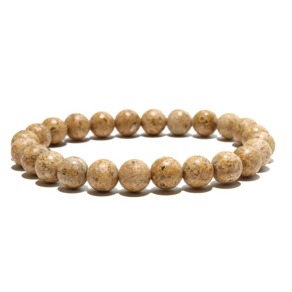 画像5: 【日本銘石】ブレス　タツナイト＜兵庫県＞　黄　水研磨　丸　約8mm　健康　安産　縁結び　パワーストーン　天然石　品番：18550