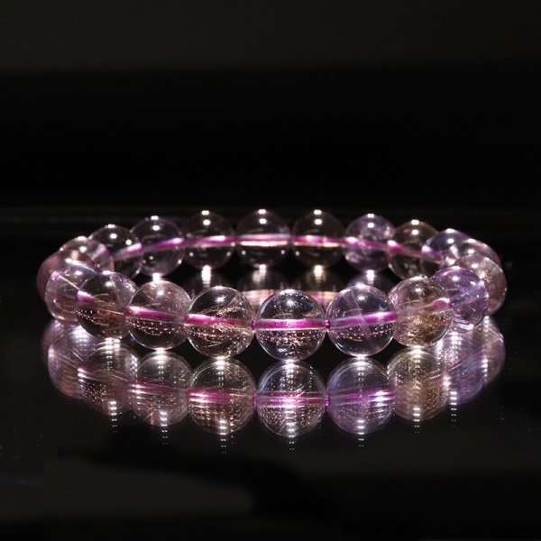 画像5: ブレス　アメトリン＜ボリビア産＞　丸　約10mm　癒し　浄化　パープル　パワーストーン　天然石　品番：18557