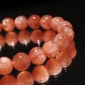ブレス　サンストーン＜インド産＞　丸　約8mm　癒し　浄化　サポート　パワーストーン　天然石　品番：18552