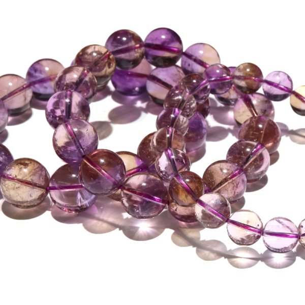 画像6: ブレス　アメトリン＜ボリビア産＞　丸　約10mm　癒し　浄化　パープル　パワーストーン　天然石　品番：18557