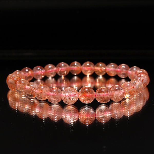 画像5: ブレス　サンストーン＜インド産＞　丸　約7mm　癒し　浄化　サポート　パワーストーン　天然石　品番：18553