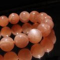 ブレス　サンムーンストーン＜タンザニア産＞　丸　約10mm　人間関係　幸福　悩みの解消　パワーストーン　天然石　品番：18628