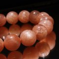 ブレス　サンムーンストーン＜タンザニア産＞　丸　約11mm　人間関係　幸福　悩みの解消　パワーストーン　天然石　品番：18626