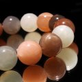 ブレス　MIXムーンストーン＜タンザニア産＞　丸　約13.5mm　品番：18648