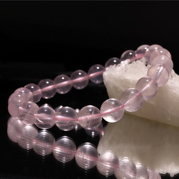 画像5: ブレス　スターローズクォーツ＜マダガスカル産＞　丸　約9.5mm　品番：18711
