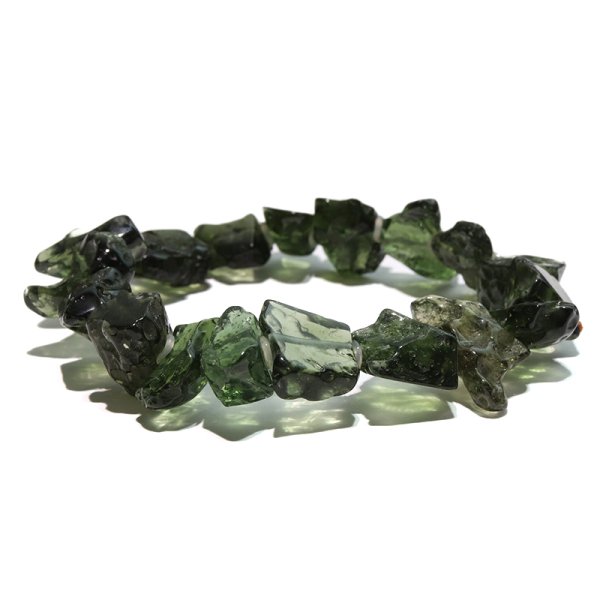 画像5: ブレス　モルダバイト＜チェコ産＞　原石　約4.7〜20.6ｍｍ　証明書付き　品番：18746