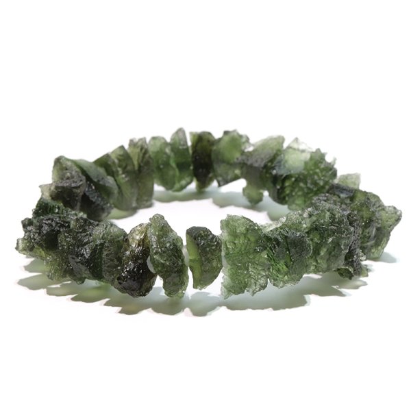 画像5: ブレス モルダバイト<チェコ産> 原石 約4.5〜22.2mm 証明書付き 品番:18744