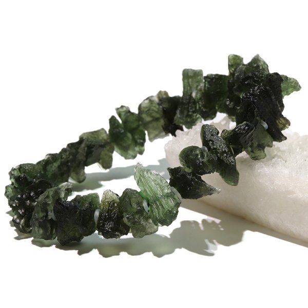 画像4: ブレス　モルダバイト＜チェコ産＞　原石　約4.2〜22.6ｍｍ　証明書付き　品番：18745