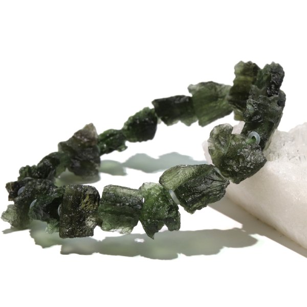 画像4: ブレス　モルダバイト＜チェコ産＞　原石　約6.2〜19.8ｍｍ　証明書付き　品番：18747