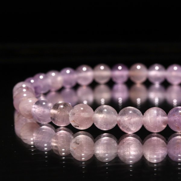 画像3: ブレス　モンドクォーツエレスチャル＜タンザニア産＞　ノーマル　丸　約5.5mm　日本製　品番：18774