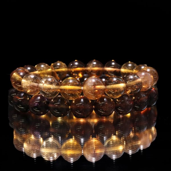 画像7: ブレス　モンドクォーツエレスチャル＜タンザニア産＞　AAAランク　イエロー系　丸　約11mm　日本製　品番：18767