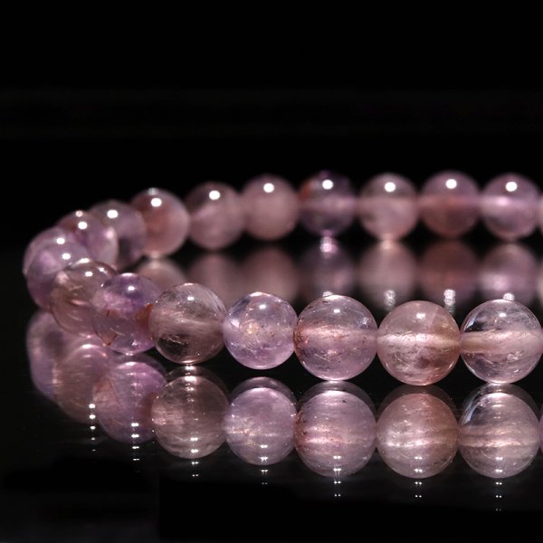 画像3: ブレス　モンドクォーツエレスチャル＜タンザニア産＞　ノーマル　丸　約6mm　日本製　品番：18773