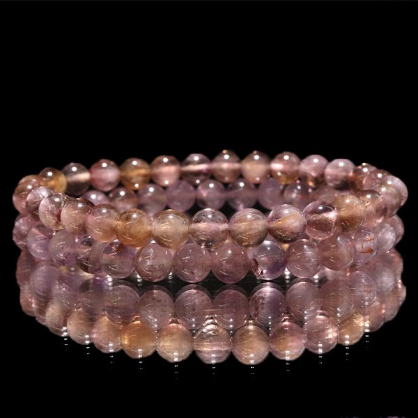 画像7: ブレス　モンドクォーツエレスチャル＜タンザニア産＞　ノーマル　丸　約6mm　日本製　品番：18773