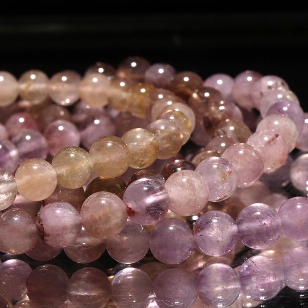 画像5: ブレス　モンドクォーツエレスチャル＜タンザニア産＞　ノーマル　丸　約6mm　日本製　品番：18773