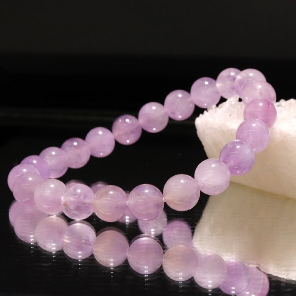 画像5: ブレス　モンドクォーツエレスチャル＜タンザニア産＞　ノーマル　丸　約8mm　日本製　品番：18771