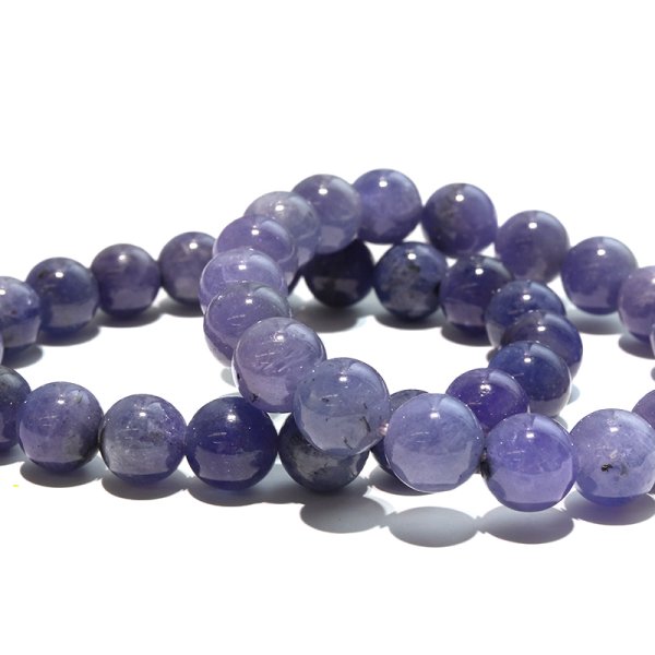 画像5: ブレス　タンザナイト＜タンザニア産＞　丸　約9.5mm　品番：18779